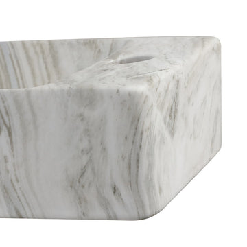Felix 15 in. W x 8 in. D Modern Wall Mounted Rectangular Ceramic Mini Sink